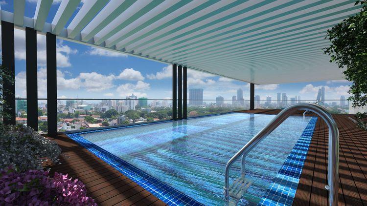 aurum-skyline-residencies-pool Colombo 5