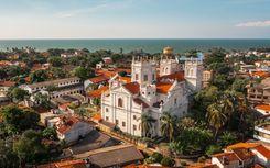 Aerial View of St. Mary's Church in Negombo