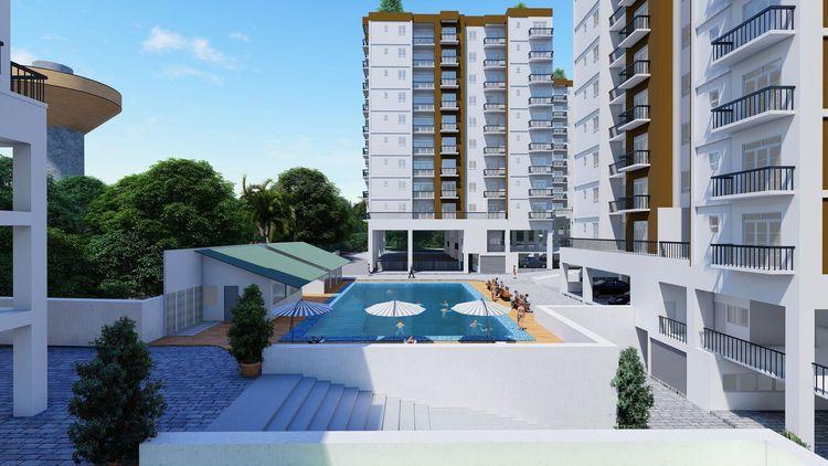 green-arcade-residencies-pool Kottawa